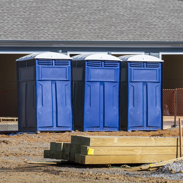 how can i report damages or issues with the portable toilets during my rental period in Turkey City Pennsylvania